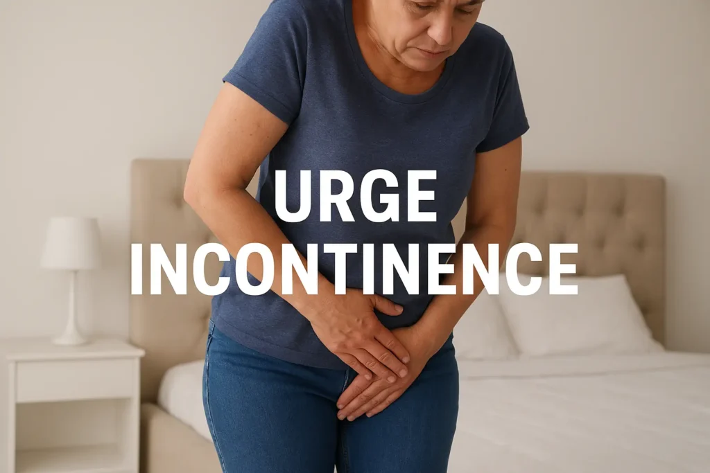 how to manage urge incontinence Warwick symptoms