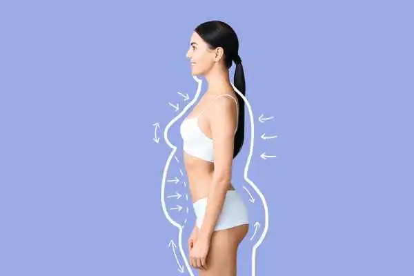 image of woman experiencing fat reduction treatment Warwick