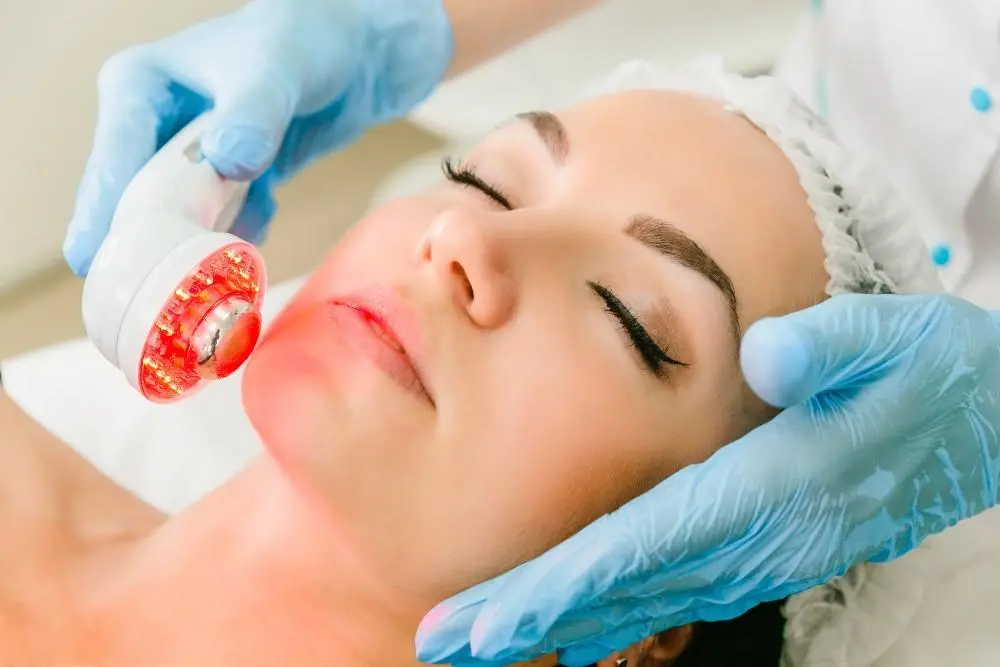 woman having non-surgical Morph8 treatment Warwick