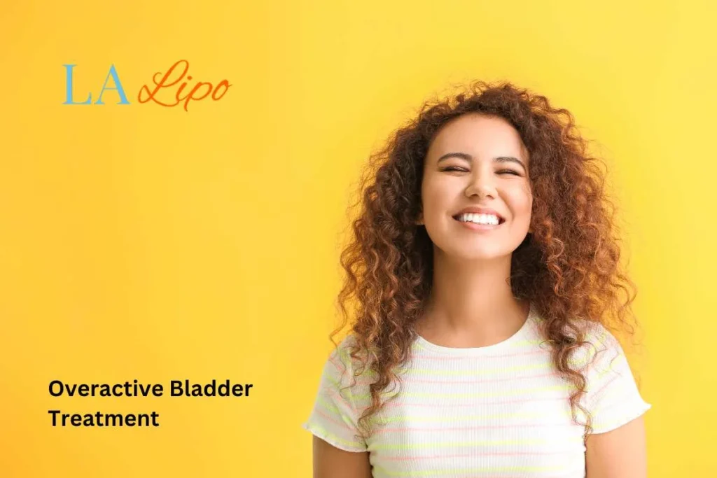 woman smiling about overactive bladder treatment Warwick solutions