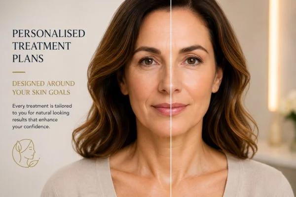 Before and after results of Collagen Lift Therapy Warwick